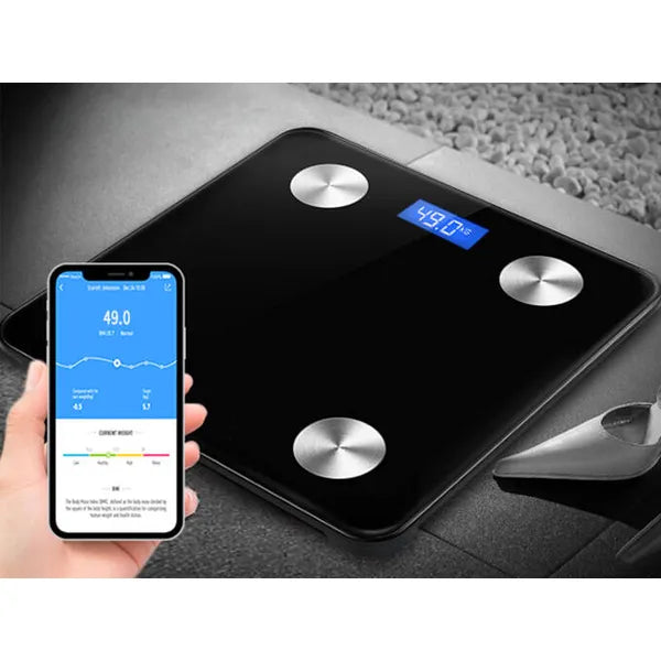 Okos fürdőszoba mérleg bluetooth alkalmazással