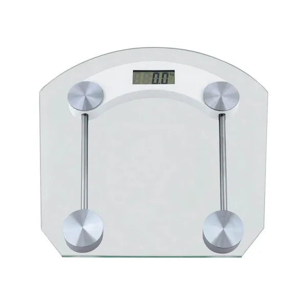 Digitális üveg személymérleg LCD kijelzővel, 180 kg teherbírás