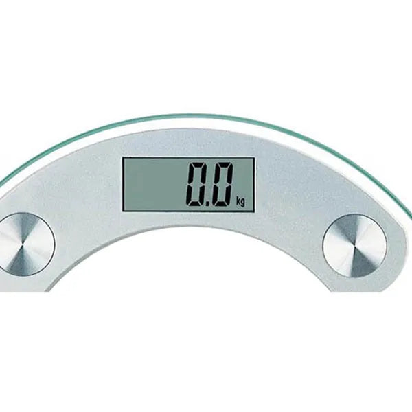 Digitális üveg személymérleg LCD kijelzővel, 180 kg teherbírás
