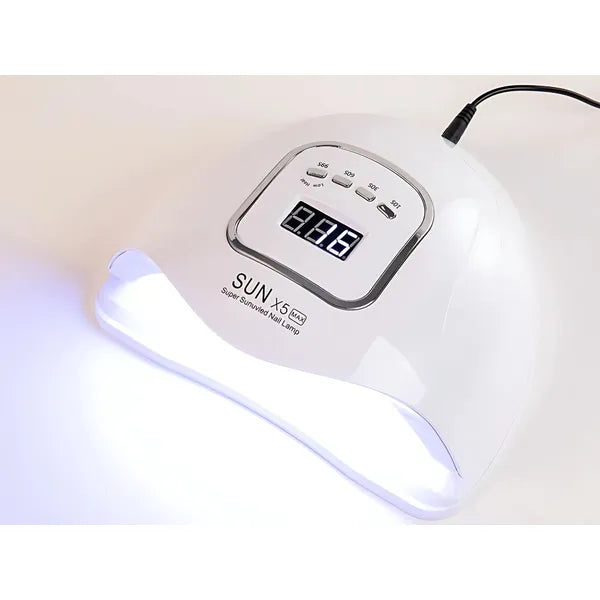 Sun X5 Max 150 W UV/LED műköröm lámpa 46 LED-del, LCD kijelző