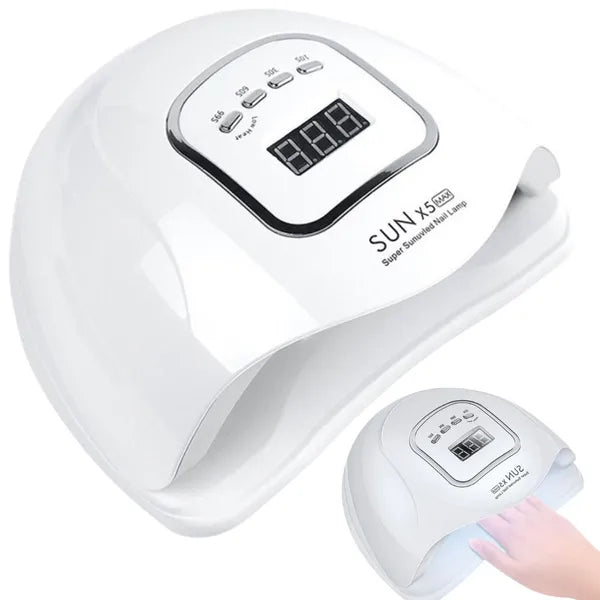 Sun X5 Max 150 W UV/LED műköröm lámpa 46 LED-del, LCD kijelző