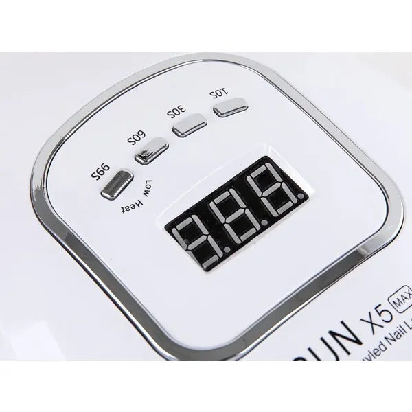 Sun X5 Max 150 W UV/LED műköröm lámpa 46 LED-del, LCD kijelző