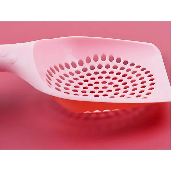 Macskaalom lapát nagy méretben, masszív műanyag, ergonomikus nyél