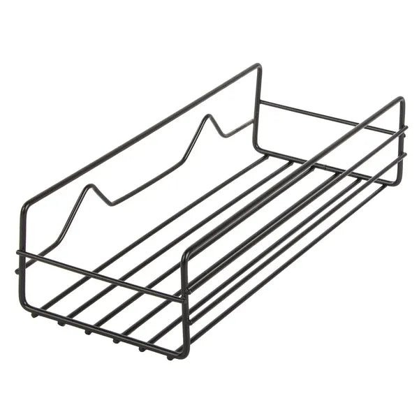 Loft fém zuhanypolc fekete