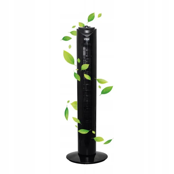 Csendes oszlopventilátor 45 W – álló, 82 cm, 3 sebesség, 90° oszcilláció