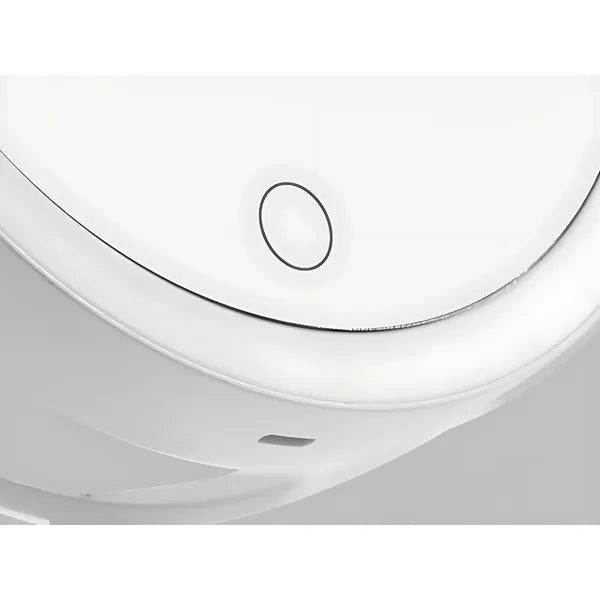LED sminktükör 17,7 cm, 5× nagyítás, 3 féle fény, 360° forgatható fali kar