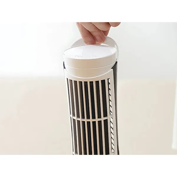 Mini USB oszlop ventilátor LED világítással, 2 fokozat, 26 cm
