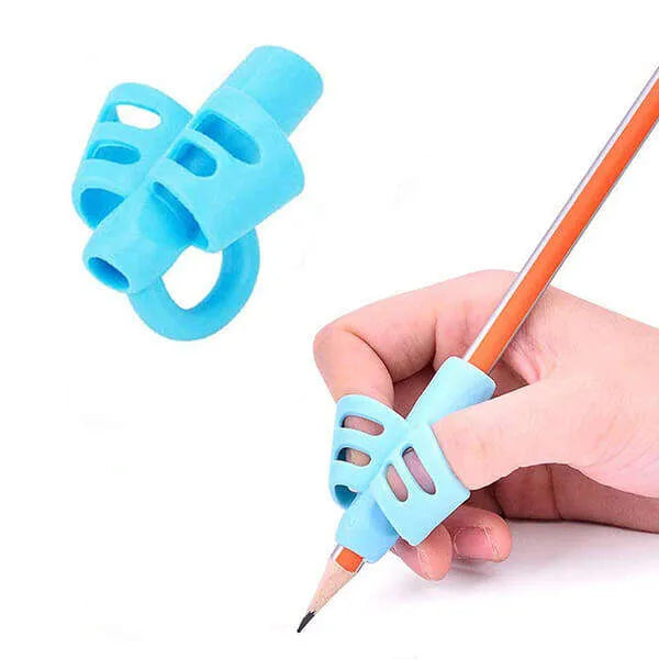 Kék gyerek tolltartó - ergonomikus írástámogató
