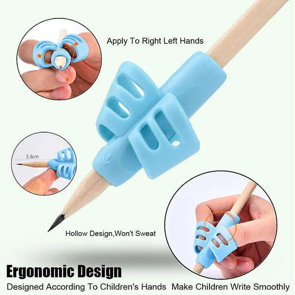 Kék gyerek tolltartó - ergonomikus írástámogató