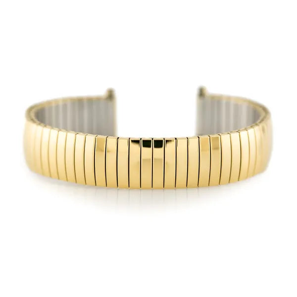 Aranyszínű rugalmas fém óraszíj, 12 mm széles, 12–16 mm fülnél