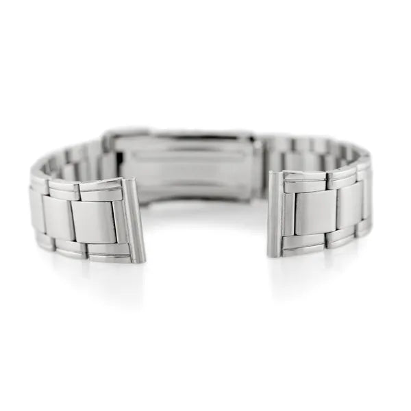 Ezüst rozsdamentes acél óraszíj 18/20 mm, 239 mm hossz