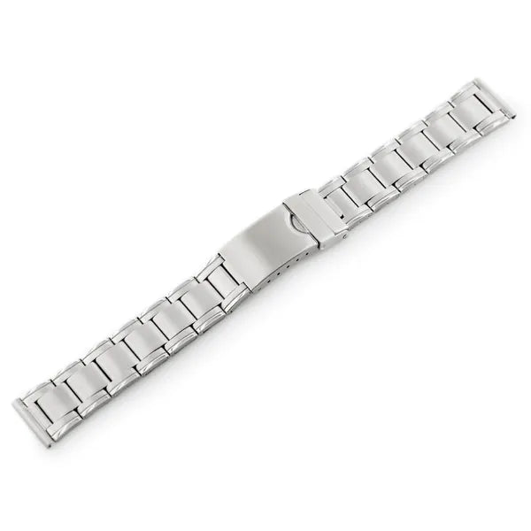 Ezüst rozsdamentes acél óraszíj 18/20 mm, 239 mm hossz