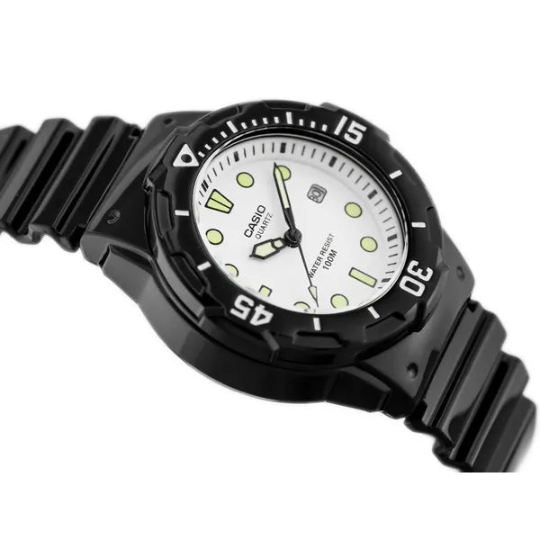 Casio LRW-200H-7E1V női gyerek karóra, fekete műanyag szíj, WR100