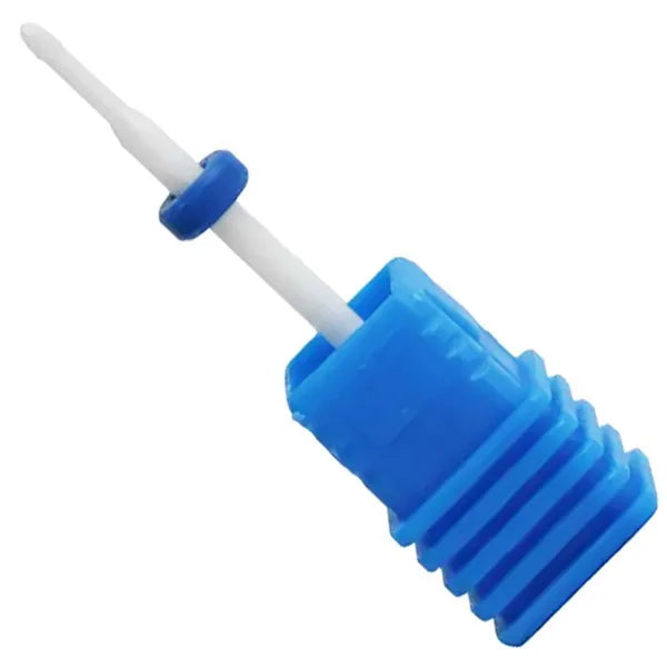 Kerámia körömcsiszoló fej, gömb, közepes, Ø2 mm, twist&lock, kék