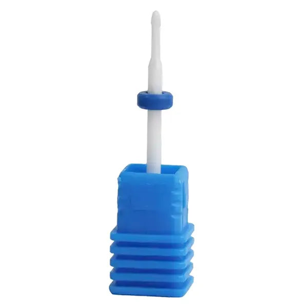 Kerámia körömcsiszoló fej, gömb, közepes, Ø2 mm, twist&lock, kék