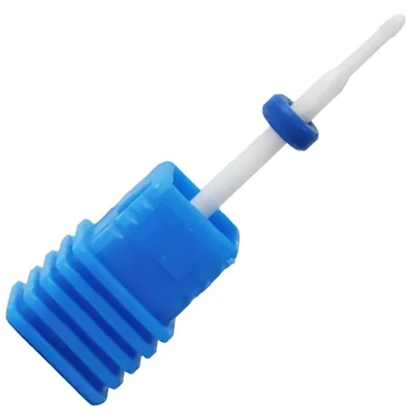 Kerámia körömcsiszoló fej, gömb, közepes, Ø2 mm, twist&lock, kék