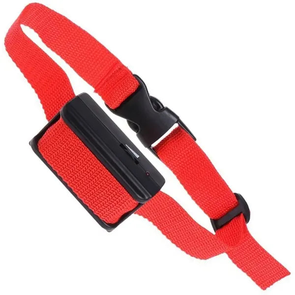 Elektromos ugatásgátló nyakörv, piros-fekete, 2–60 kg, 44 cm