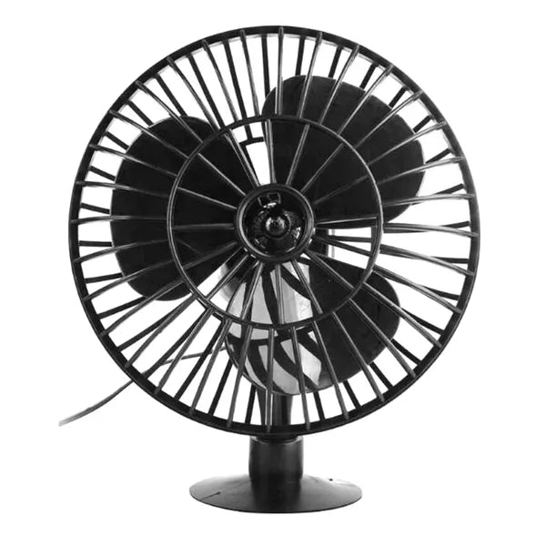 12V autós ventilátor szívókupakkal, 14 cm, állítható dőlésszög