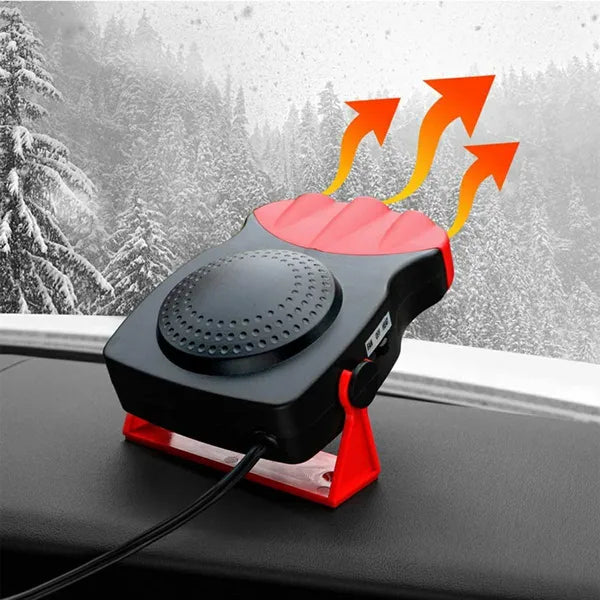 12V autós PTC termoventilátor, 150 W, fűtés és hűtés