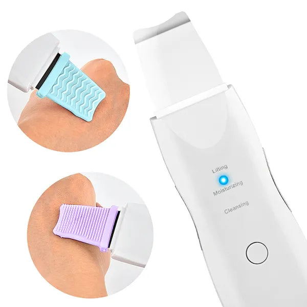 AG207F kavitációs bőrtisztító készülék ultrahangos, 3 üzemmód, USB