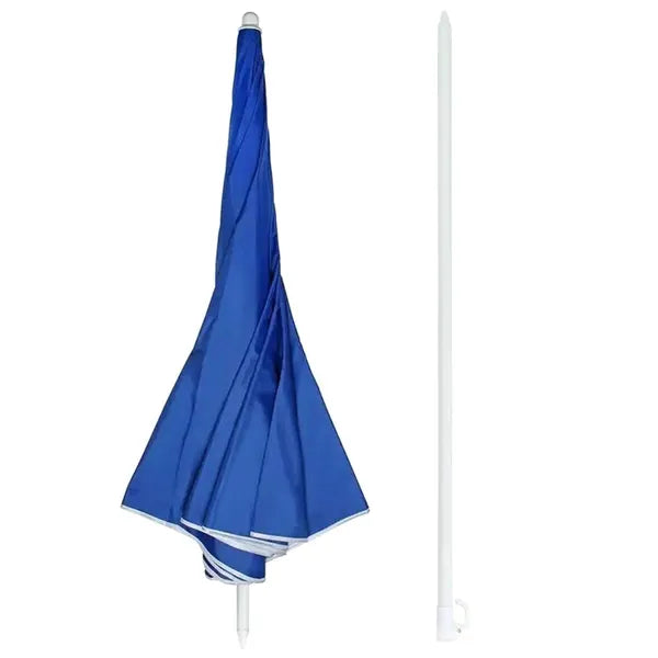 Könnyű kerti/strand napernyő UV elleni védelemmek, 160 cm, kék