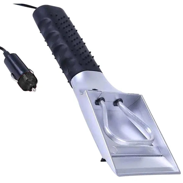 Elektromos 12 V-os fűthető jégkaparó autó szélvédőhöz, 27 cm