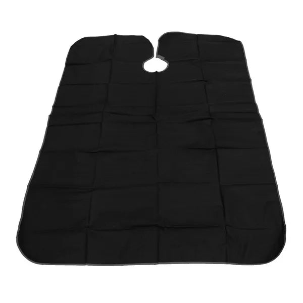 Fodrász köpeny nylon fekete, tépőzáras 140×100 cm