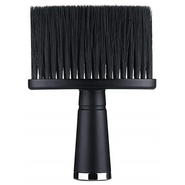 Fodrász nyaktisztító kefe nylon sörtével, 14 cm, fekete