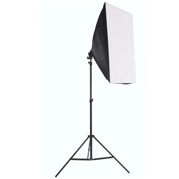 Hordozható 3 az 1-ben fotóstúdió szett softboxszal 60×40 cm, állvány 80-190 cm