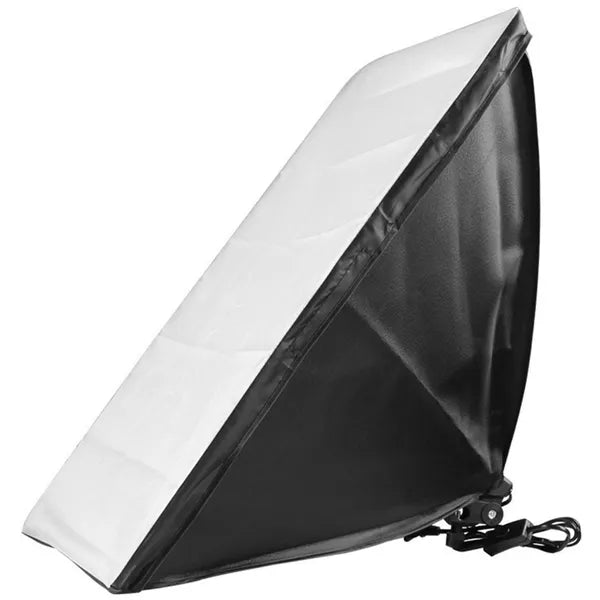 Hordozható 3 az 1-ben fotóstúdió szett softboxszal 60×40 cm, állvány 80-190 cm