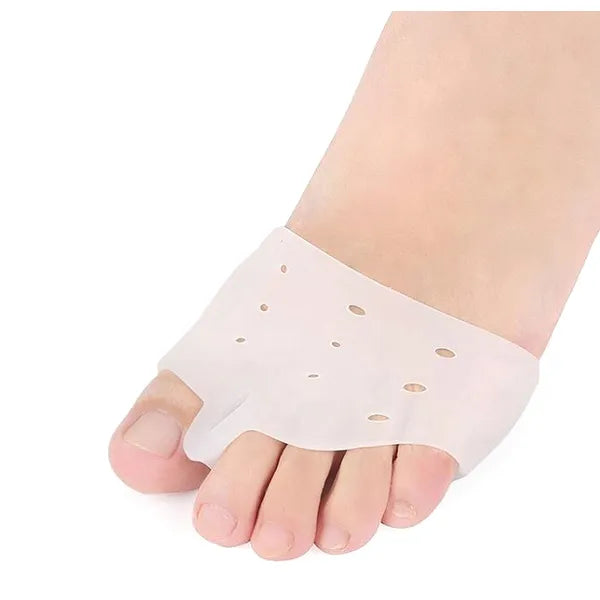 Szilikon lábujj separator bütyökvédő, univerzális, 1 pár, fehér