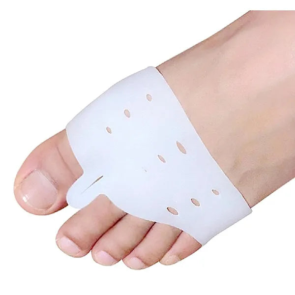 Szilikon lábujj separator bütyökvédő, univerzális, 1 pár, fehér