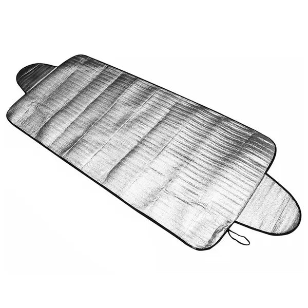 Alumínium bevonatú autó szélvédő takaró, XL 70×140 cm, fagy- és napvédő