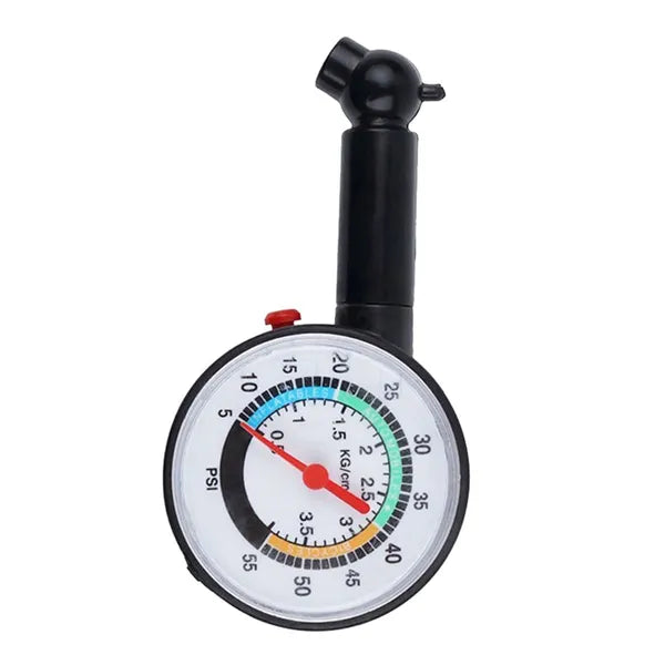 Analog autógumi nyomásmérő 55 psi, fekete