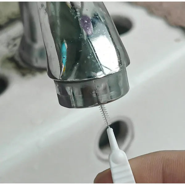10 db mini tisztítókefe zuhanyfej fúvókák és nehezen elérhető helyek tisztításához, 6 cm