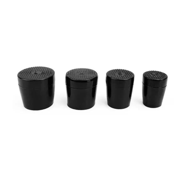 S méretű fekete TPU szilikon sarokvédő tűsarkúhoz, 9-11 mm, 1 pár