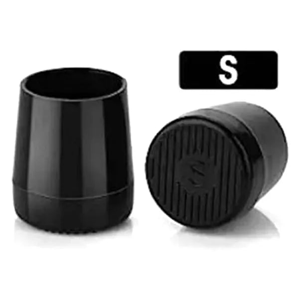 S méretű fekete TPU szilikon sarokvédő tűsarkúhoz, 9-11 mm, 1 pár