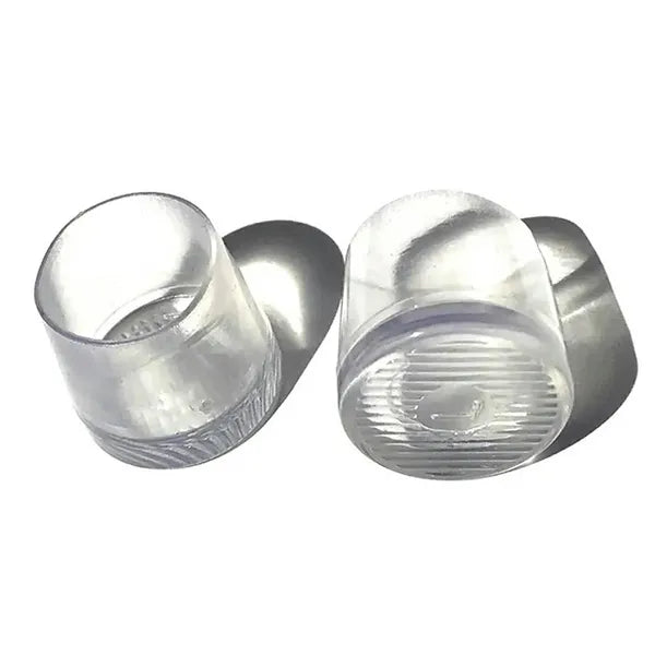 Silikon sarokvédő magas sarkúhoz, átlátszó, XS (7–9 mm, 1 pár)