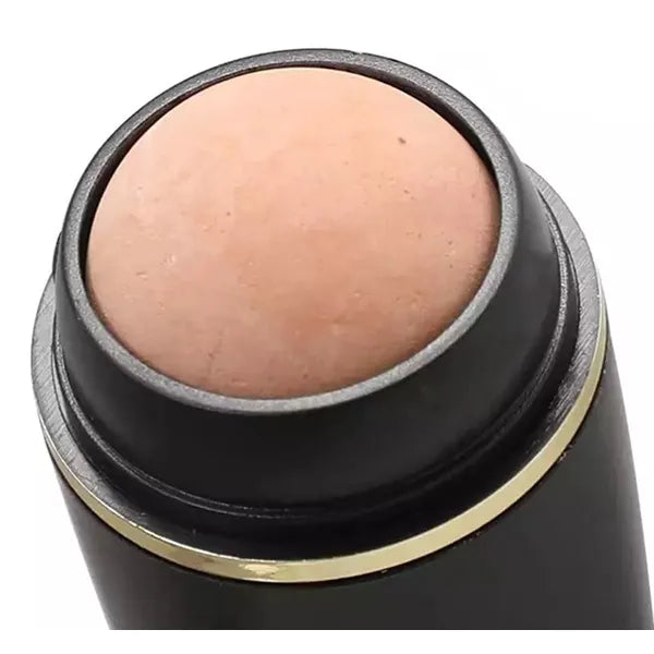 Mattító vulkanikus arckő roller, kompakt, fekete, 7,7 cm