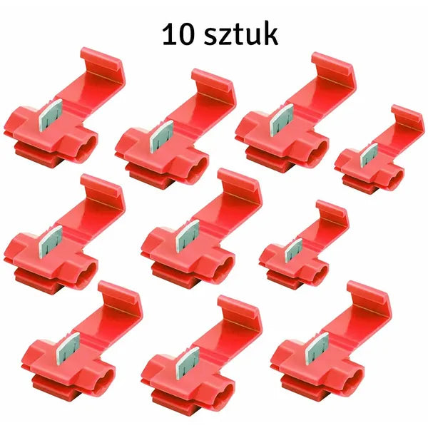 10 db gyorscsatlakozó készlet autóelektronikai kábelekhez 0.5 mm/1.5 mm