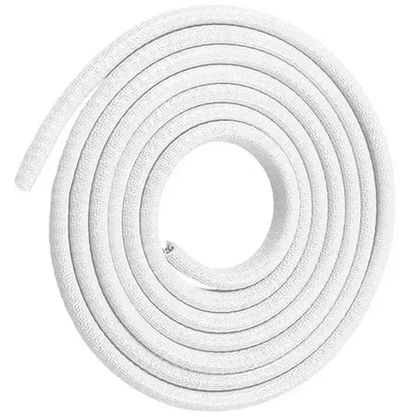 Autó ajtóélvédő védőcsík, gumi, 5 m, 7×10 mm, fehér