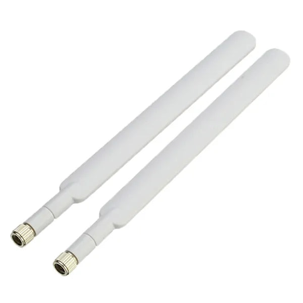 AK115B 2 db 8 dBi beltéri LTE router antenna SMA csatlakozóval, fehér