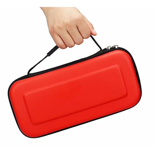 Nintendo Switch kemény héjú piros EVA hordtáska 26×12,5×5,5 cm