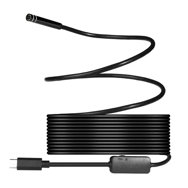 Endoszkóp kamera 5,5 mm, USB-C/USB, 5 m kábel, IP67, 6 LED, Windows/Android