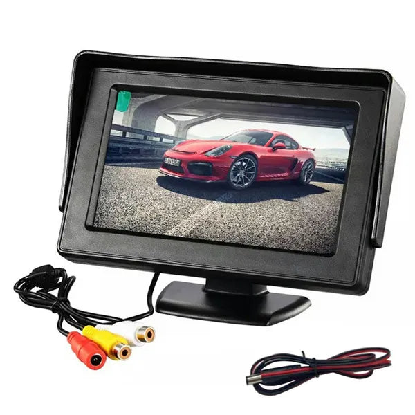4,3 autós tolatókamera monitor