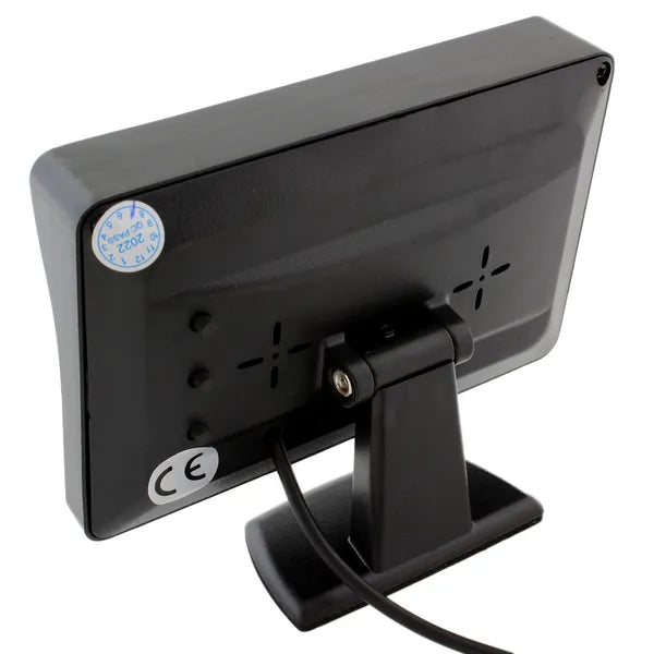 4,3'' autós tolatókamera monitor RCA csatlakozással, 12 V