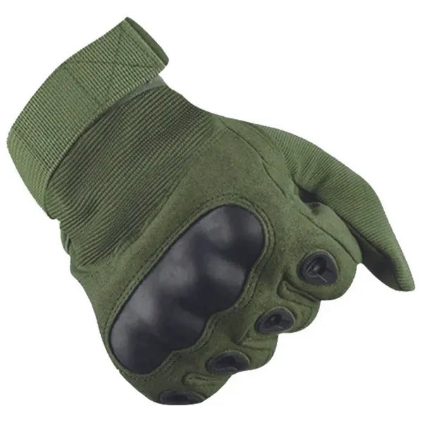 Zöld taktikai kesztyű, nylon-karbon szálas, XL méret, légáteresztő