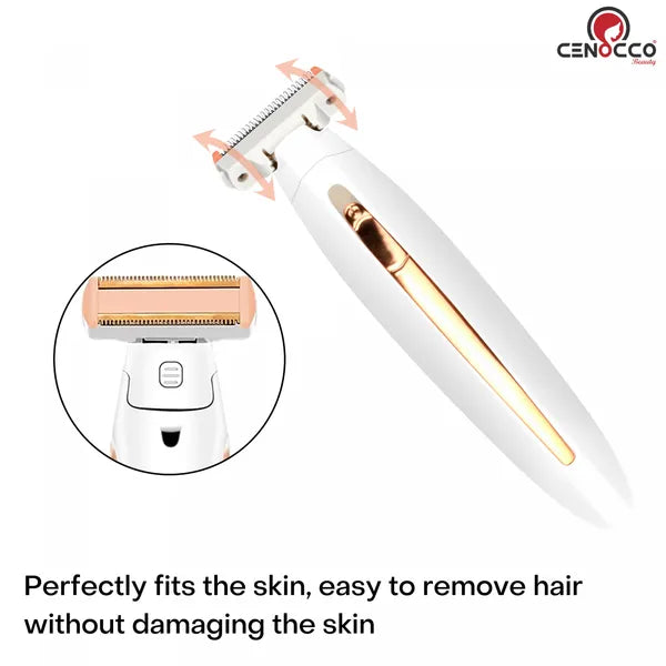 Cenocco Beauty vízálló, USB-töltésű teljes test szőrtelenítő LED fénnyel