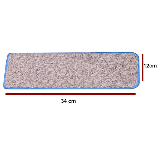 12 db mikroszálas felmosófej utántöltő, 34×12 cm, mosható