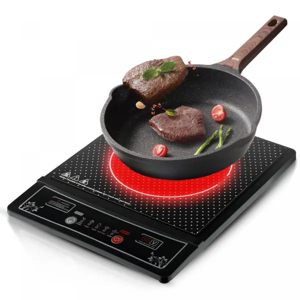 Cheffinger beépíthető egyzónás indukciós főzőlap, 2000 W, 30×30 cm